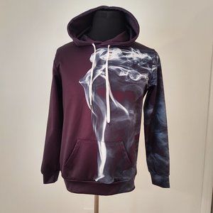 NEWCOSPLAY WOMEN WHITE FEMALE SHADOW PULLOVER HOODIE - SIZE SMALL